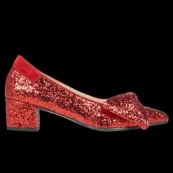 Sløjfe Pump I Funklende Glitter