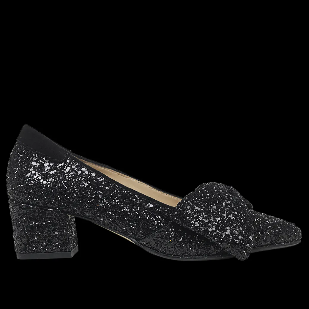 Sløjfe Pump I Funklende Glitter