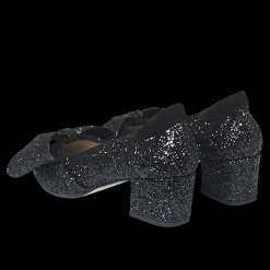 Sløjfe Pump I Funklende Glitter