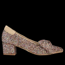 Sløjfe Pump I Funklende Glitter