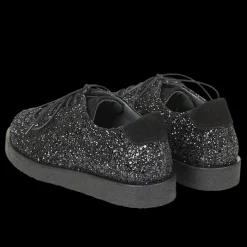 Sneaker I Glitter På Plateausål