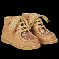 Snøresko Med Glitterdetalje