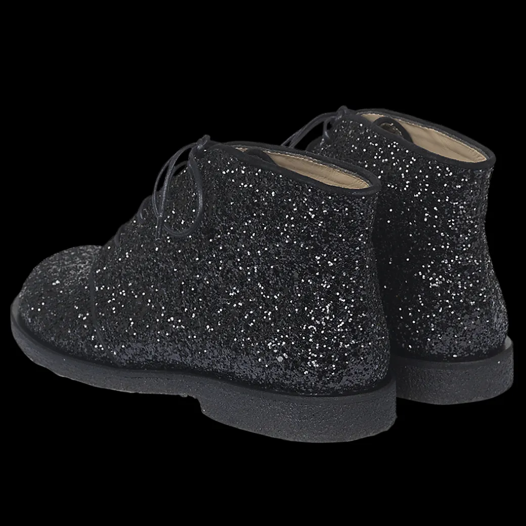 Støvle Med Glitter Og Snøre