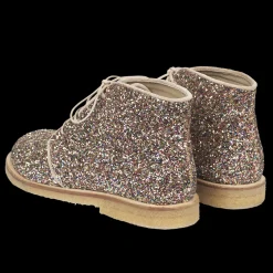 Støvle Med Snøre Og Glitter
