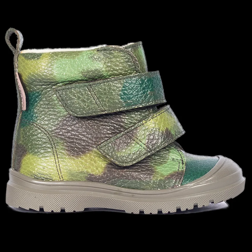 TEX-støvle Med Merino Uldfoer Og Camouflageprint